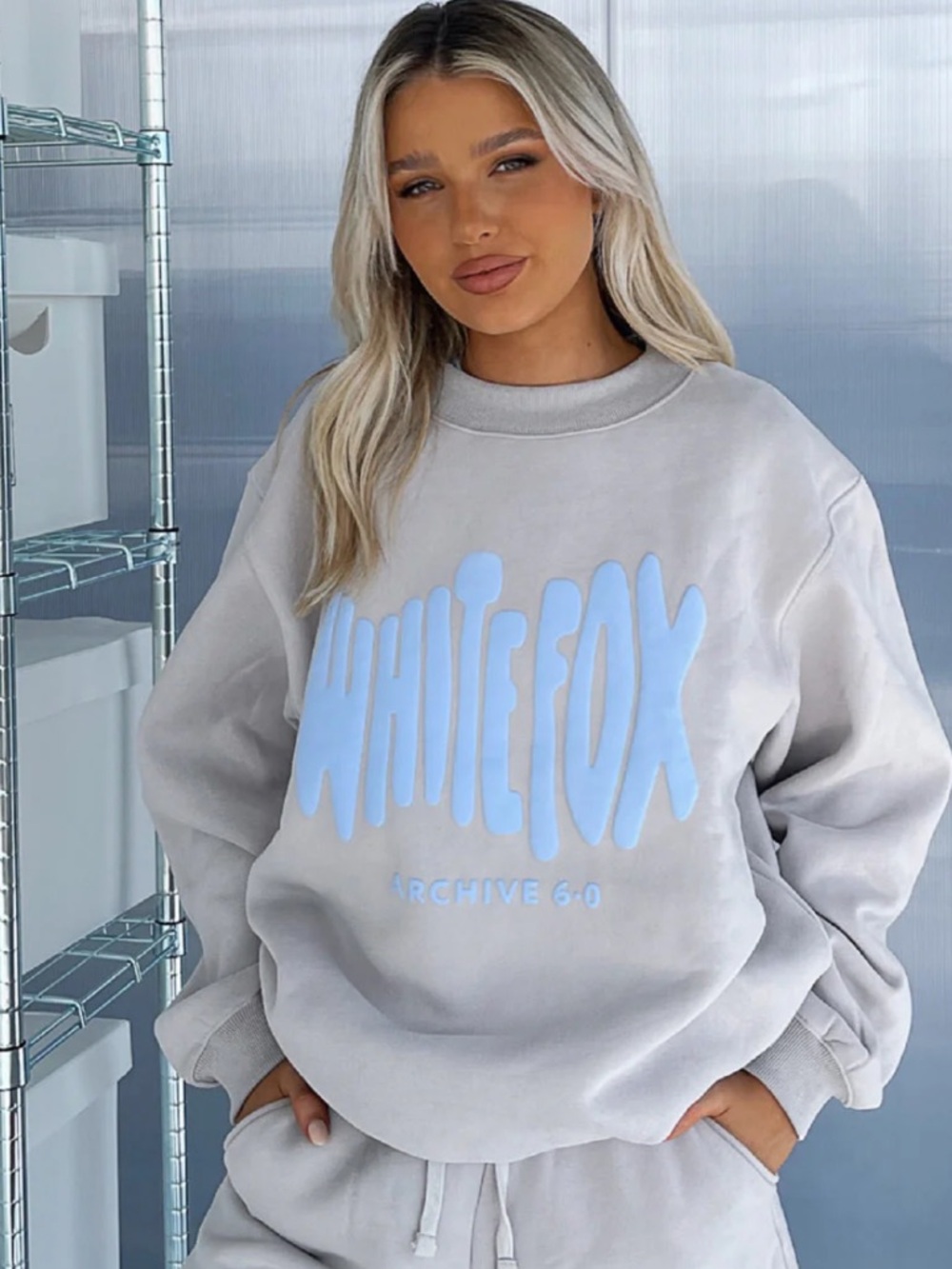 White Fox Boutique Archive 6.0 Oversized Dove Sweater